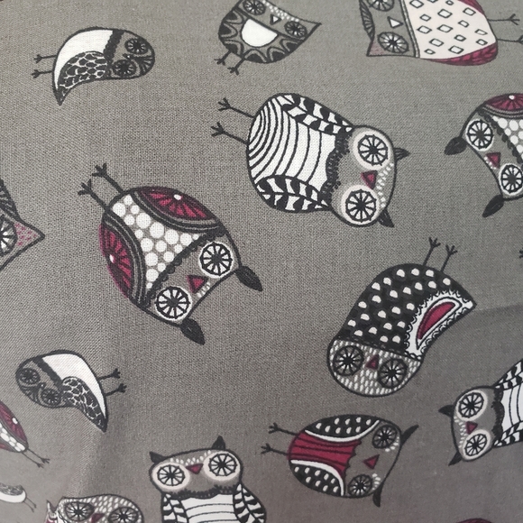 Pink Owl Ruffled Kitchen Apron - Picture 7 of 8